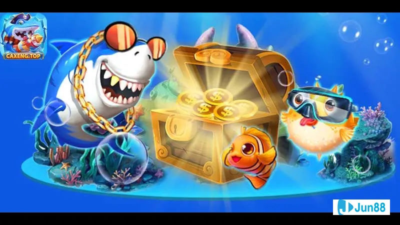 Săn cá trên biển trong bước 4